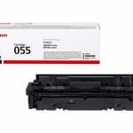 Canon cartridge 055 Y (Geltona spalva) Pildymas