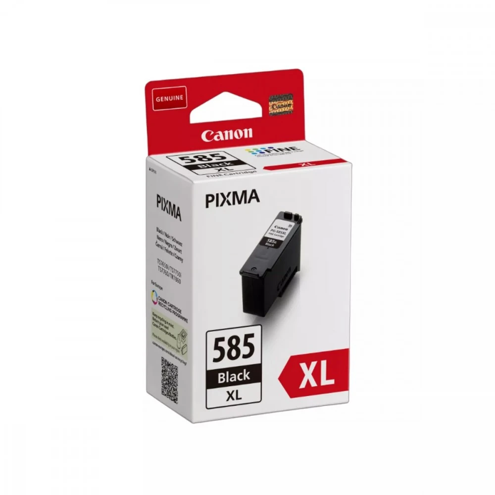 rasalo-kasete-canon-pg-585xl-6204c001-juoda PG-585XL